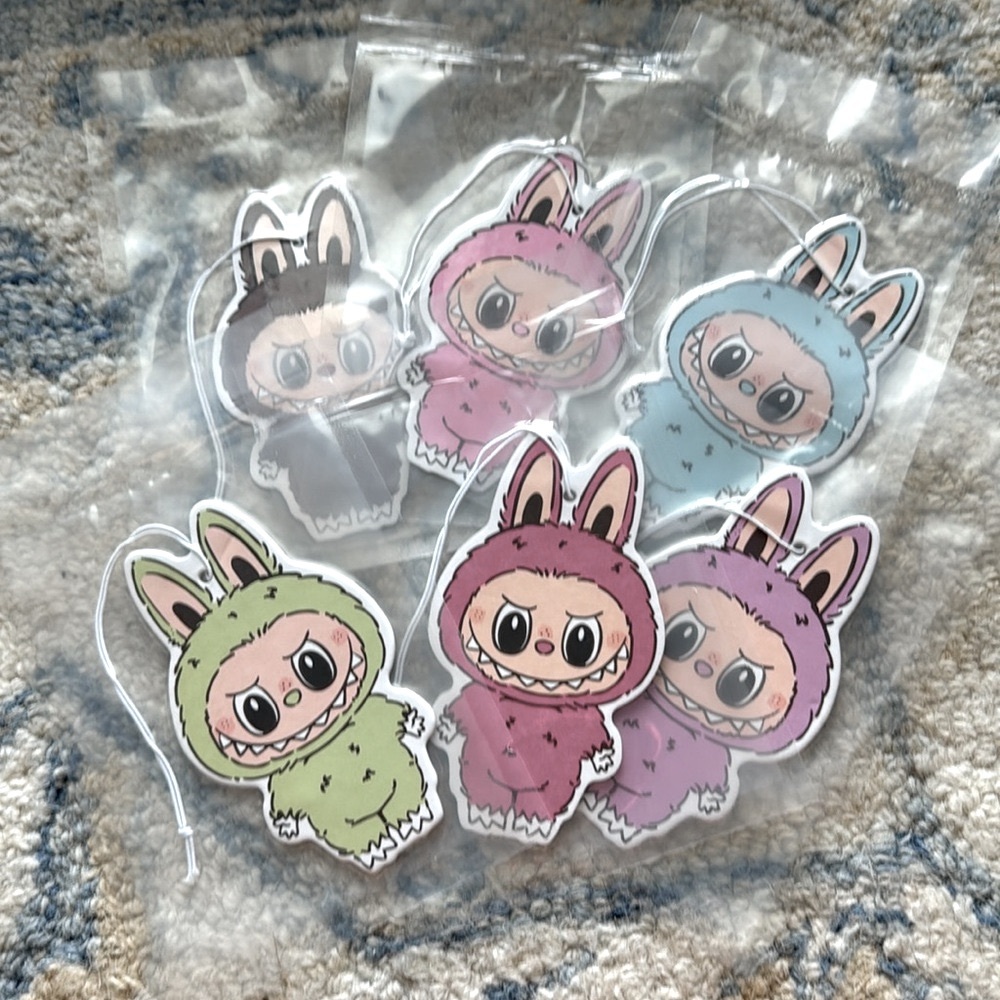 Labubu kawaii air fresheners 3 for $8 - Picture 1 of 2